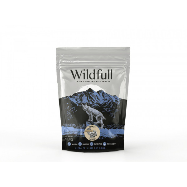 Wildfull Cat Hairball - Hrana uscata ultra-premium - Curcan - 1.5kg
