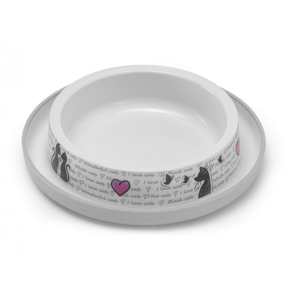 Castron plastic antiderapant Amore - 210ml