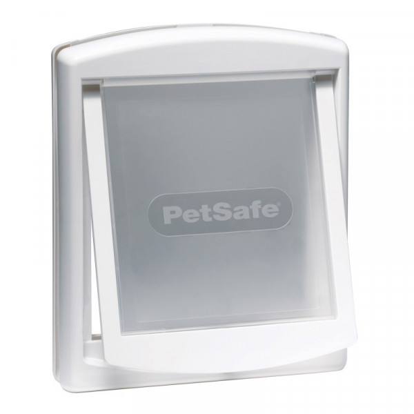 Usa intrare PetSafe StayWell - M - Alb