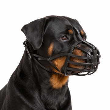 Botnita piele dura - Rottweiler (mascul) și alti caini cu bot scurt