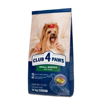 Club 4 Paws Adult Mini - Hrana uscata premium - Rata - 14kg