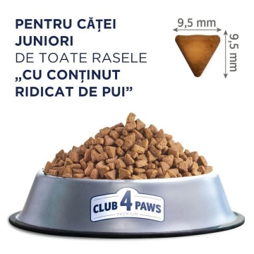 Club 4 Paws Puppy - Hrana uscata premium - Juniori de talie mare - Pui - 14kg - Img 2