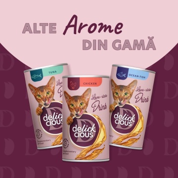 Delickcious Cat - Bautura cu Peste Oceanic - 140g - Img 5