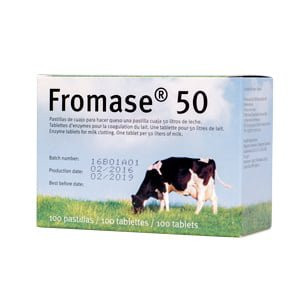 Fromase 50 - 100cpr. - Tablete cheag microbian pentru prepararea branzeturilor
