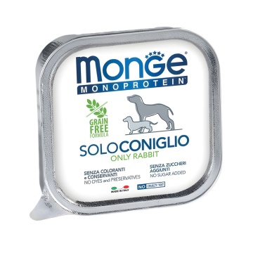 Monge Monoprotein Pate - Hrana umeda super-premium - Iepure - 150g