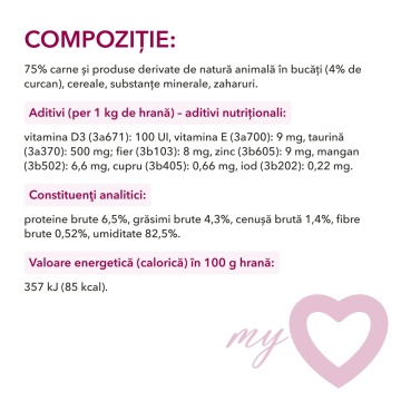 My Love Cat - Hrana umeda completa - Curcan - 415g - Img 2