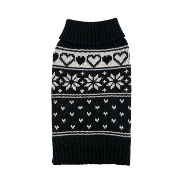 Pulover tricotat - Negru - 30cm