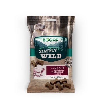 Recompense pentru caini - Bogar Simply Wild - Vita - 100g