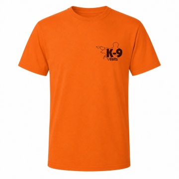 Tricou bumbac unisex - Julius K9 - Portocaliu - XXL - Img 3