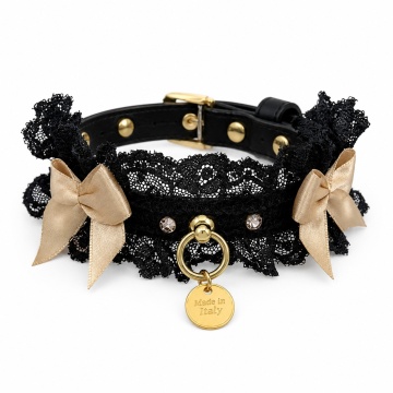 Zgarda Sharon - 25cm - Negru