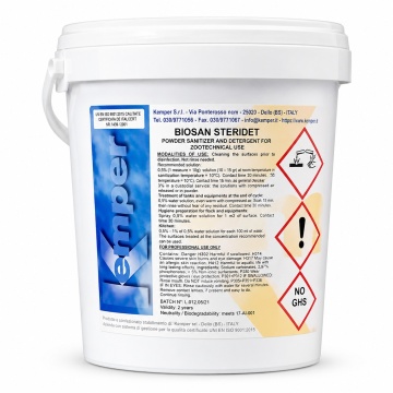 Biosan Steridet - 5kg - Dezinfectant pulbere multifunctional cu actiune virucida, uz profesional