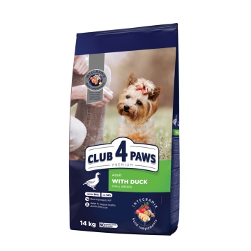 Club 4 Paws Adult Mini - Hrana uscata premium - Rata - 14kg