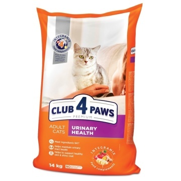 Club 4 Paws Cat Urinary - Hrana uscata premium - Pui - 14kg