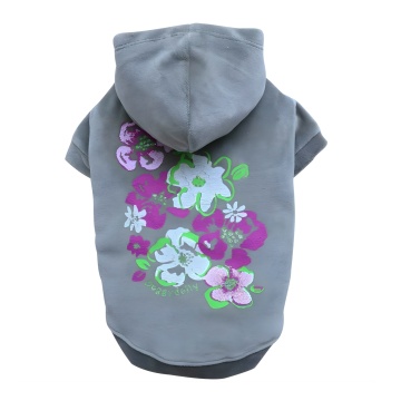 Hanorac fleece cu gluga - Gri - XS