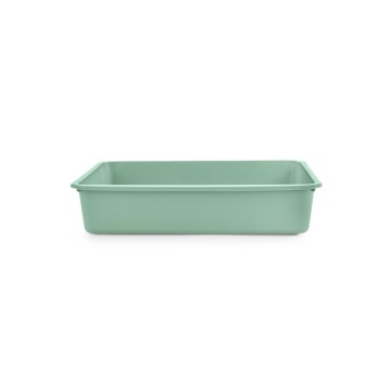 Litiera deschisa pentru pisici - Verde - 42 x 33 x 9 cm