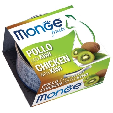 Monge Fruits Cat - Hrana umeda super-premium - Pui si Kiwi - 80g