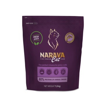 Narava High Premium Cat - Hrana uscata pentru pisici sterilizate - Peste - 1.5kg
