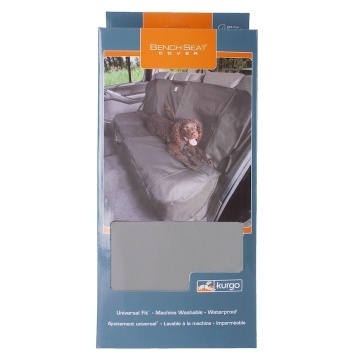 Protectie impermeabila pentru bancheta auto Kurgo Heather - 140cm - Blue & Charcoal Grey - Img 8