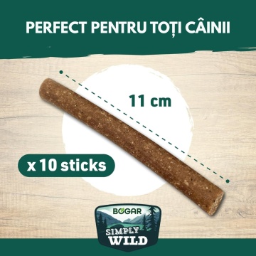 Recompense pentru caini - Bogar Simply Wild - Sticksuri - Vita - 110g - Img 3