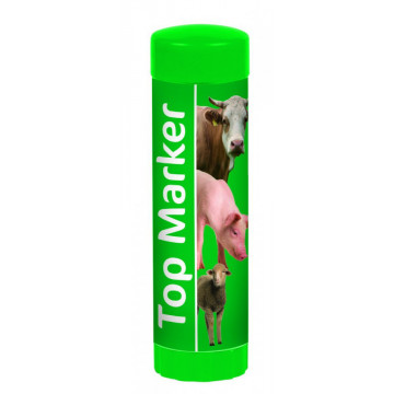 Top Marker Verde - 60ml - Creion pentru marcaj temporar la porci, ovine si bovine