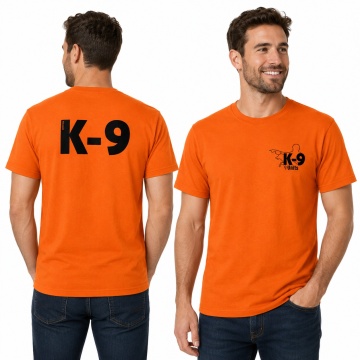 Tricou bumbac unisex - Julius K9 - Portocaliu - XL