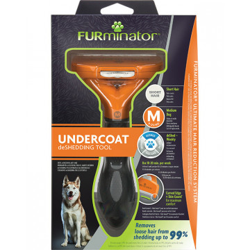 Trimmer profesional Furminator caini, blana scurta - M - Img 1
