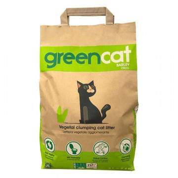 Asternut igienic vegetal pentru pisici Greencat - 6L
