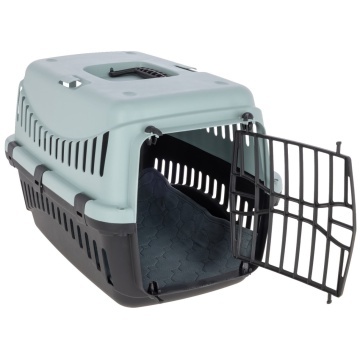 Cusca transport plastic - Bordo - 45 x 30 x 30 cm - Albastru - Img 2