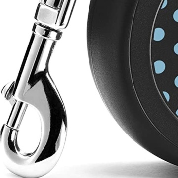 Lesa retractabila, cu fir - Flexi Fun Dots - S - Albastru - Img 3