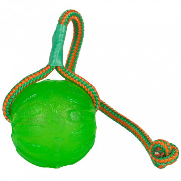 Minge distribuitoare cu snur Chew Ball Starmark - M-L - Verde - Img 2