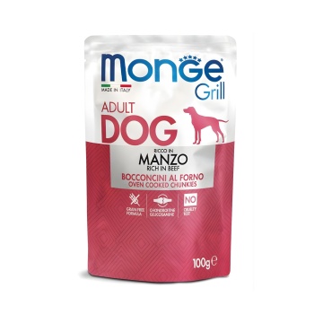 Monge Grill Chunkies - Hrana umeda super-premium - Vita - 100g