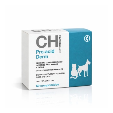 Pro-acid Derm - 60cpr. - Supliment cu acizi grasi pentru piele si blana la caini si pisici