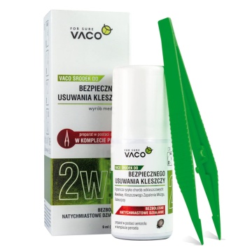 Set Vaco pentru indepartarea capuselor cu spray si penseta - 9 ml