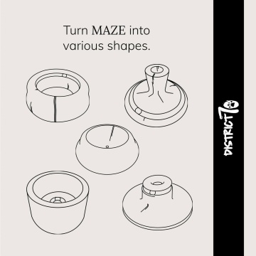 Sisal cu culcus District 70 Maze - Img 2