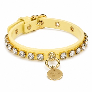 Zgarda Charme - Galben - 25cm