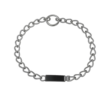 Zgarda metal, scarita - 70cm