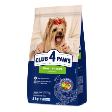 Club 4 Paws Adult Mini - Hrana uscata premium - Pui - 2kg