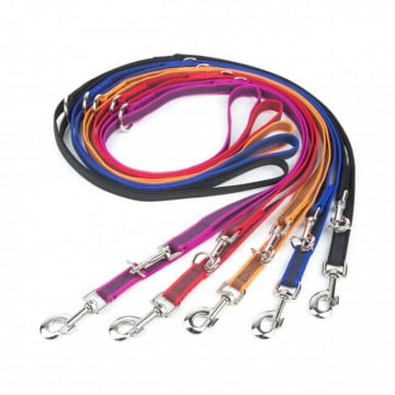 Lesa JK9 Color & Gray, antiderapanta, ajustabila - 2 carabine -2.2m - Albastru - Img 2