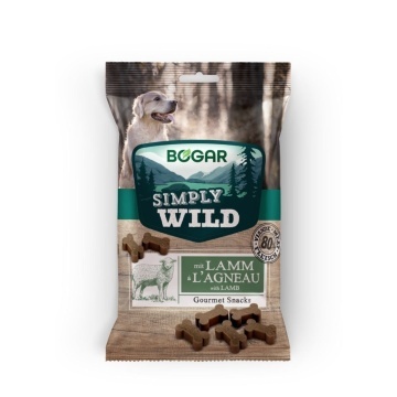 Recompense pentru caini - Bogar Simply Wild - Miel - 100g