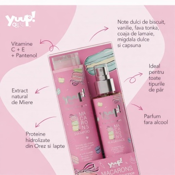 YUUP! Macarons - Kit Sampon & Parfum pentru Caini si Pisici - Img 2