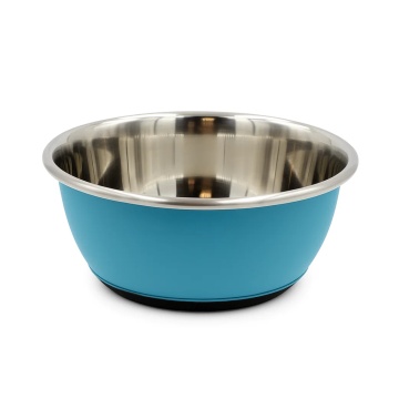 Castron inox albastru mat - 500ml