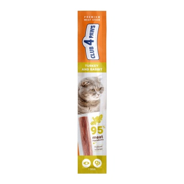 Club 4 Paws Cat Sticks - Curcan si Iepure - 5g