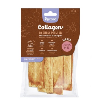 Recompense caini - Crackers Collagen+ cu gust de vita - 6 bucati