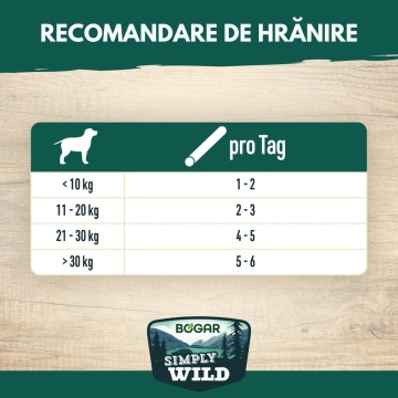 Recompense pentru caini - Bogar Simply Wild - Sticksuri - Porc - 110g - Img 2