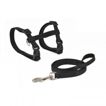 Set lesa si ham Nayeco - Pisica - Negru