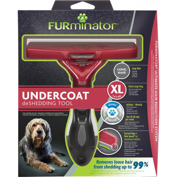 Trimmer profesional Furminator caini, blana lunga - XL