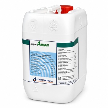 Aminovit - 5L - Complex de vitamine si aminoacizi pentru pasari, porci, ovine, bovine si cabaline
