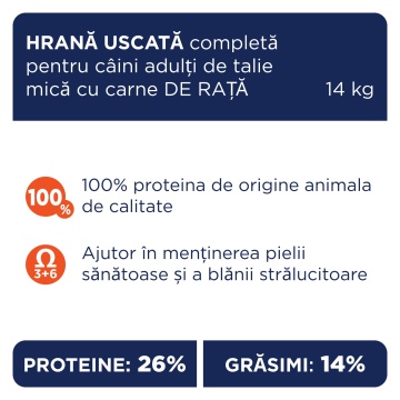 Club 4 Paws Adult Mini - Hrana uscata premium - Rata - 14kg - Img 2