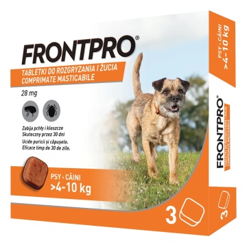 FrontPro M 28 mg (4-10kg) - Comprimate antiparazitare - 3cpr.