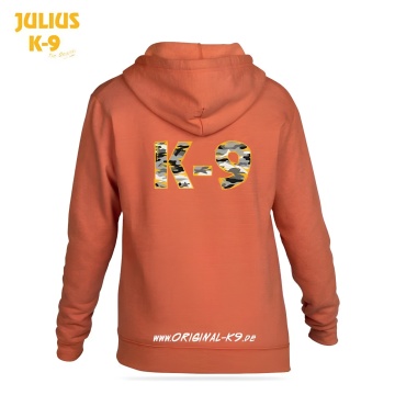Hanorac cu gluga si fermoar - Julius K9 - Sunset - XL - Img 2